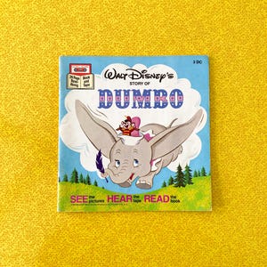 Vintage Walt Disney&#39;s Story of Dumbo Book (without) Tape Softcover 1968 Disneyana Walt Disney Collectible Home Decor Retro Decoration