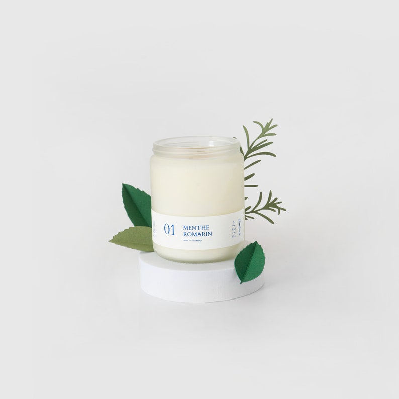 01 / Mint candle rosemary image 1