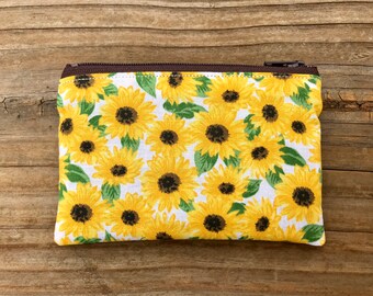 Exquisite Buckle Coin Purses Sunflower Decor Vector Mini Wallet Key Card Holder Purse for Women Exquisite Buckle Coin Purses Sunflower Decor Vector Mini Wallet Key Card Holder Purse for Women