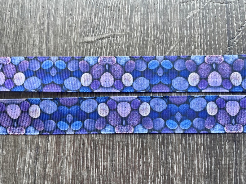 Ribbon by the Yard Stones in Purple 78 Grosgrain Ribbon