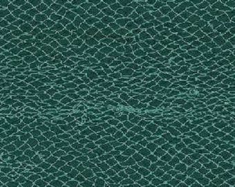 Land and Sea Fabric, Fishing Net in Marine, Katherine Quinn, Digital Print, Fine Cotton, Windham Fabrics, Sold by Half Yard