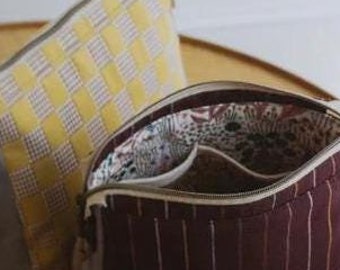 Noodlehead, Plover Pouch, PAPER Pattern, Zippered Pouch Pattern, 3 Sizes, Essentials Bag Pattern, Anna Graham Pattern