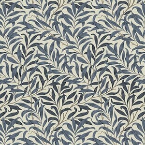 William Morris, Willow Boughs in Navy, Standen Collection, Morris & Co. Original Design, Free Spirit, Sold in HALF YARD Increments