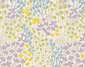 AGF, Fresh Linen, Backyard Field in Day, Katie O'Shea, Art Gallery Fabrics, OEKO-TEX, Pima Cotton, Sold by the Half Yard