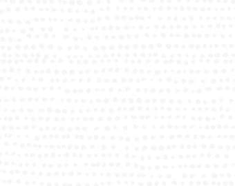 Dear Stella Moonscape in Marshmallow, White on White Quilting Fabric, Sold by the HALF Yard
