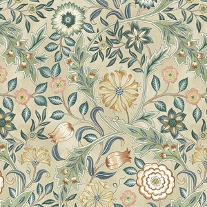 Morris & Co. Wilhelmina, William Morris Fabric, Sold by the Half Yard