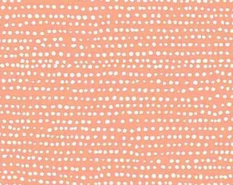 Dear Stella Moonscape in Coral, Sold by the HALF Yard