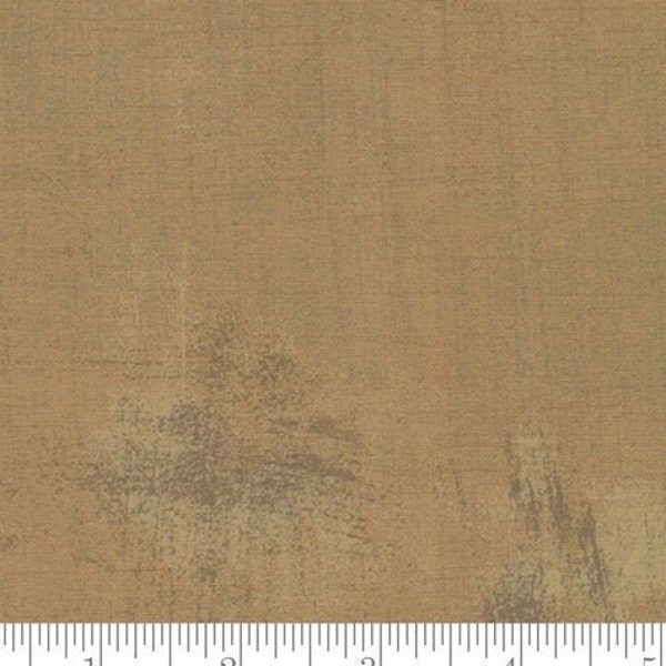 Grunge in Caramel, Moda Blender, Stucco Fabric, Light Brown Cotton Fabric, Sold by the Half Yard