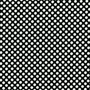 RJR, Dots & Stripes, Dot Com in Starling, 1/4&quot; Dot Fabric, Black and White Fabric, Sold By the Half Yard