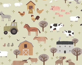 Dear Stella, Farm Life in Misty, Homestead Collection, Sold by the HALF Yard