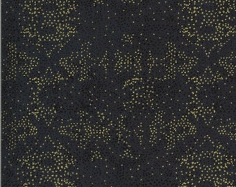 Gingiber's Dwell in Possibility, Fading Light in Night Metallic, Moda Fabrics, Sold by the Half Yard