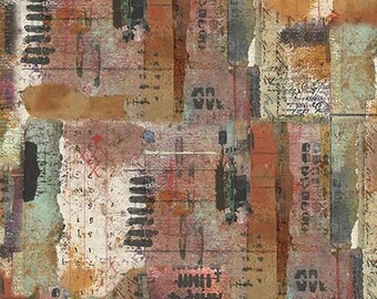 Seth Apter, One Layer Away Collection, Desert Garden in Earth, Sold by the HALF YARD