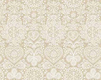 Fat Quarter 1294 Scandinavian Christmas Scatter Grey By Henley Studio Makower