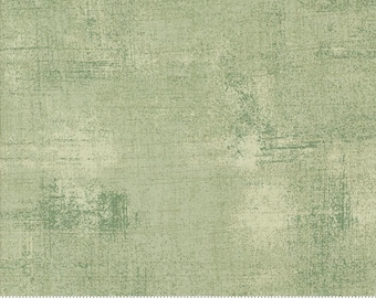Grunge Basics in Sage,  Moda Grunge Fabric, Green Fabric, Sold by the HALF yard