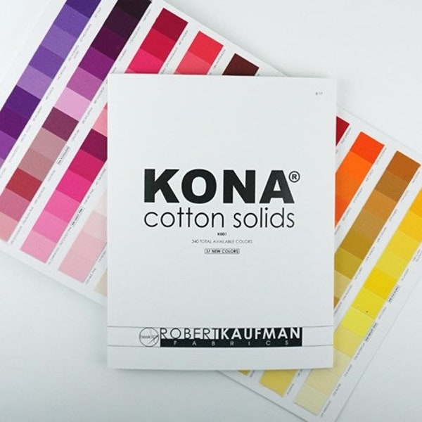 Robert Kaufman Kona Color Chart Etsy