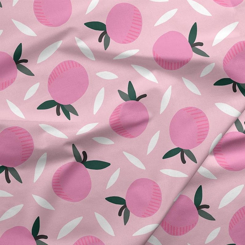 Paintbrush Studios Sold by the Half Yard Oranges on Pink Fruity Maja Faber