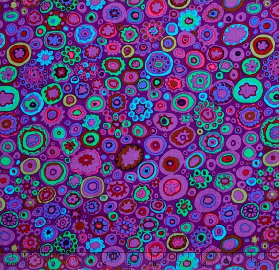 Kaffe Fassett Fabric Paperweight in Purple Indigo Polka Dot Etsy