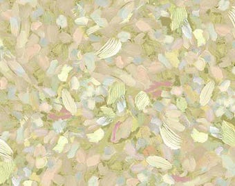 New!! QT Fabrics, Watercolor Texture in Light Sage, Fluttering Petals Collection, Quilting Treasures, Sold by the HALF Yard