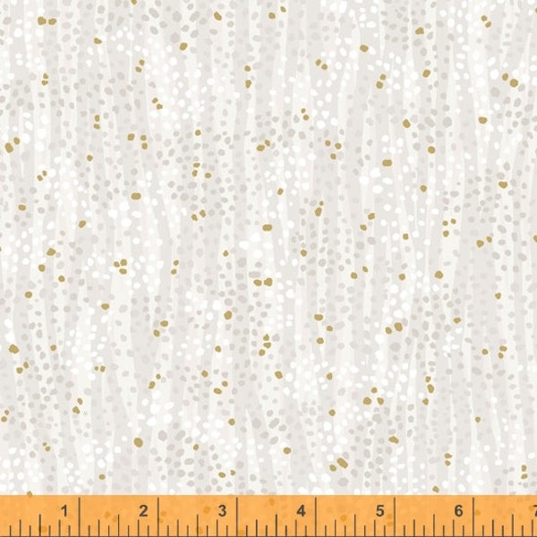 Dewdrop in Pebble, by Whistler Studios for Windham Fabrics, sold by the Half Yard