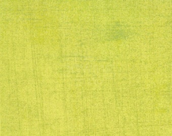 Moda Grunge Decadent, Lime Green, Sold by the Half Yard