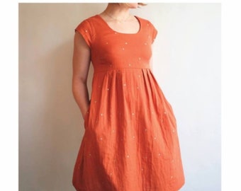 Made By Rae, Trillium Dress Pattern, Woven Dress Pattern, Indie Sewing Pattern, Tunic Sewing Pattern