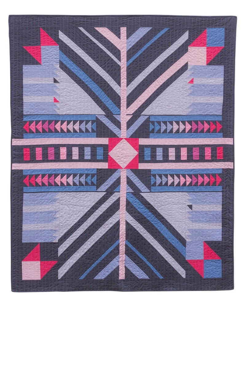 Timber modern pieced quilt PATTERN Alison Glass