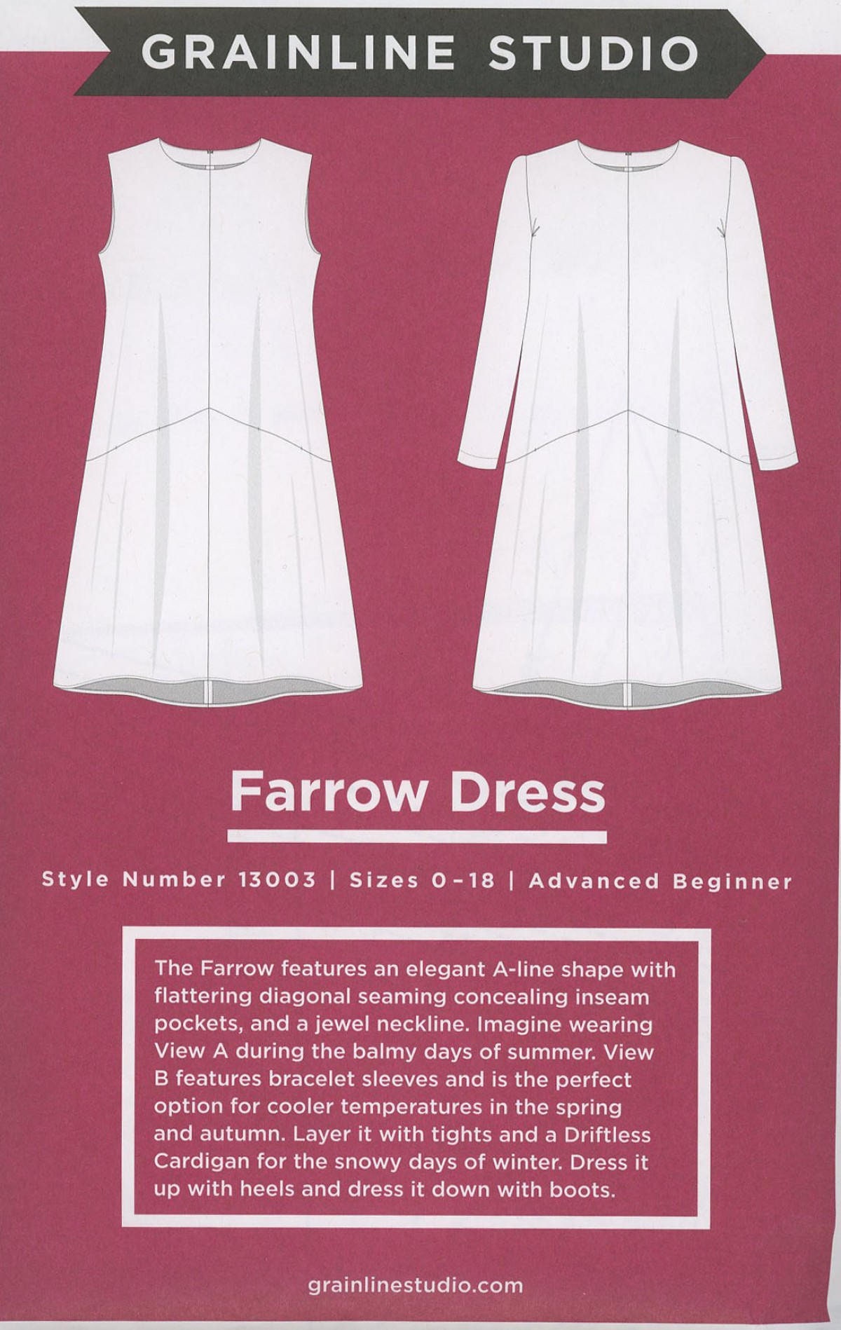 knee length dresses for ladies Farrow Long Sleeve Midi Dress