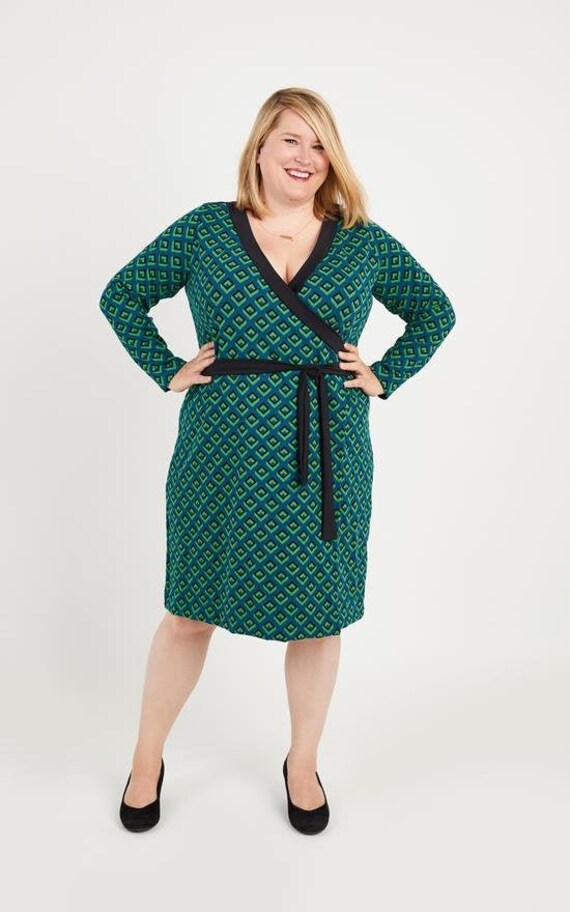 Cashmerette Appleton Wrap Dress Pattern Sizes 1228 Advanced Etsy