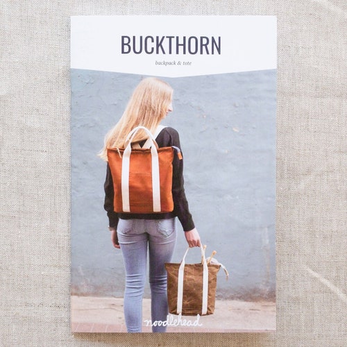 Buckthorn Backpack and Tote Sewing Pattern, Noodlehead Bag Pattern, Zip Backpack Pattern, PAPER PATTERN