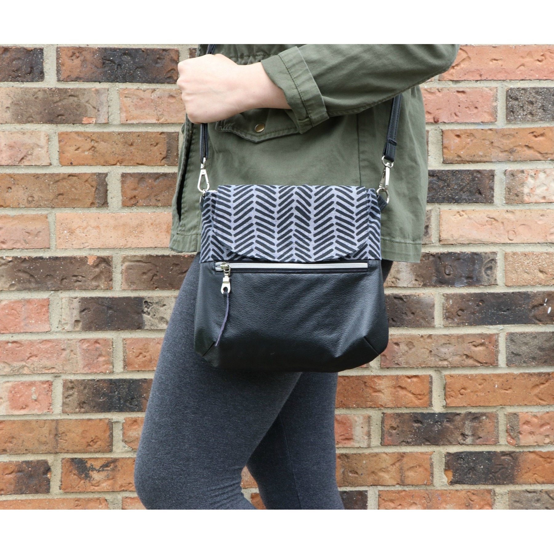 Sallie Tomato Ginger Purse Crossbody Bag Paper Pattern Etsy