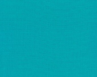 Kona Cotton in Breakers, Robert Kaufman, Blue-Green Solid Cotton, OEKO-TEX Certified, Sold by the Half Yard