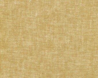 Essex Yarn Dyed Fabric, Leather, E064-178, Tan and White Fabric, Linen Cotton Blend, Sold in Half Yard Increments