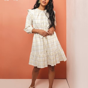 Friday Pattern Co, Davenport Dress Pattern, PAPER PATTERN, Women&#39;s Dress Pattern