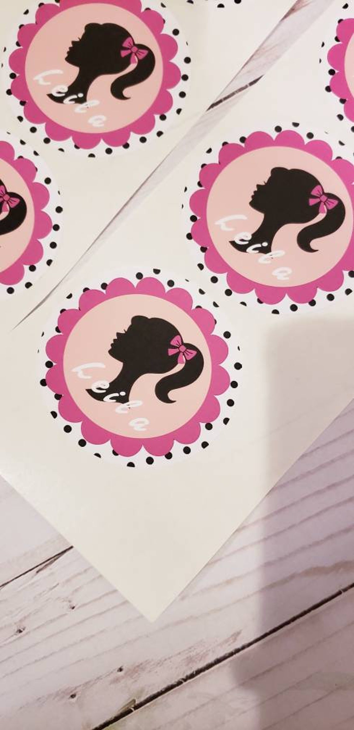 barbie stickers for cars