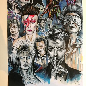 David Bowie fine art print limited edition 50