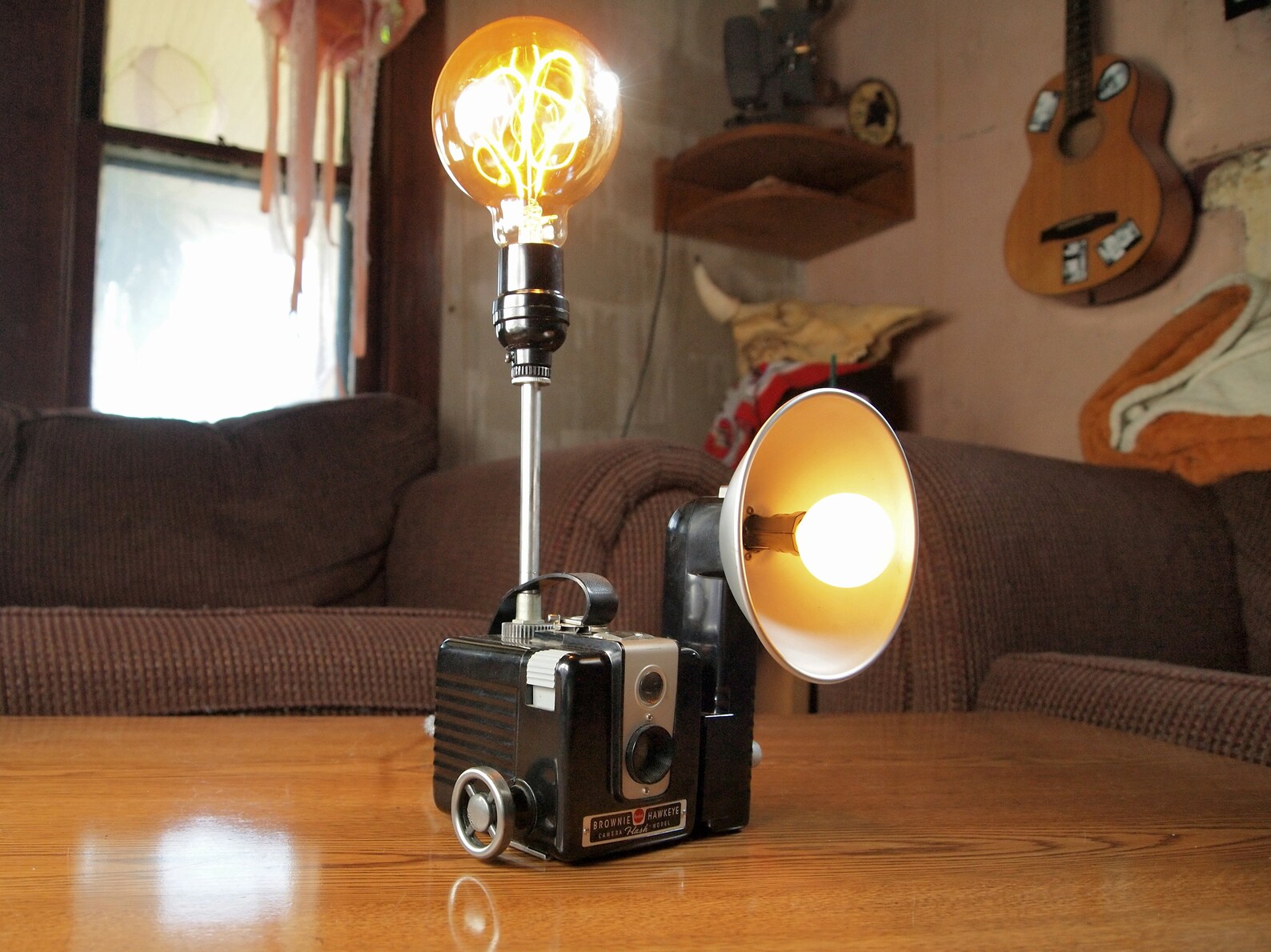 Kodak Brownie Hawkeye Camera Lamp Flash Bulb Accent Light Etsy