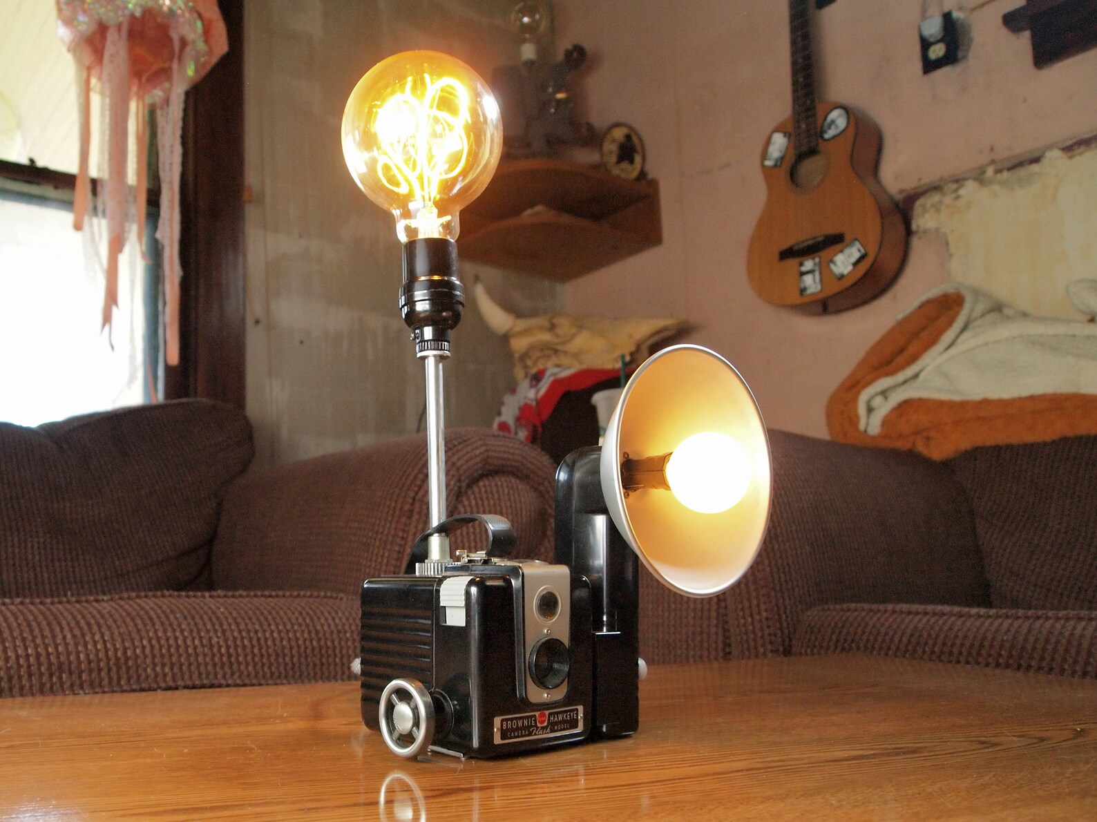 Kodak Brownie Hawkeye Camera Lamp Flash Bulb Accent Light Etsy
