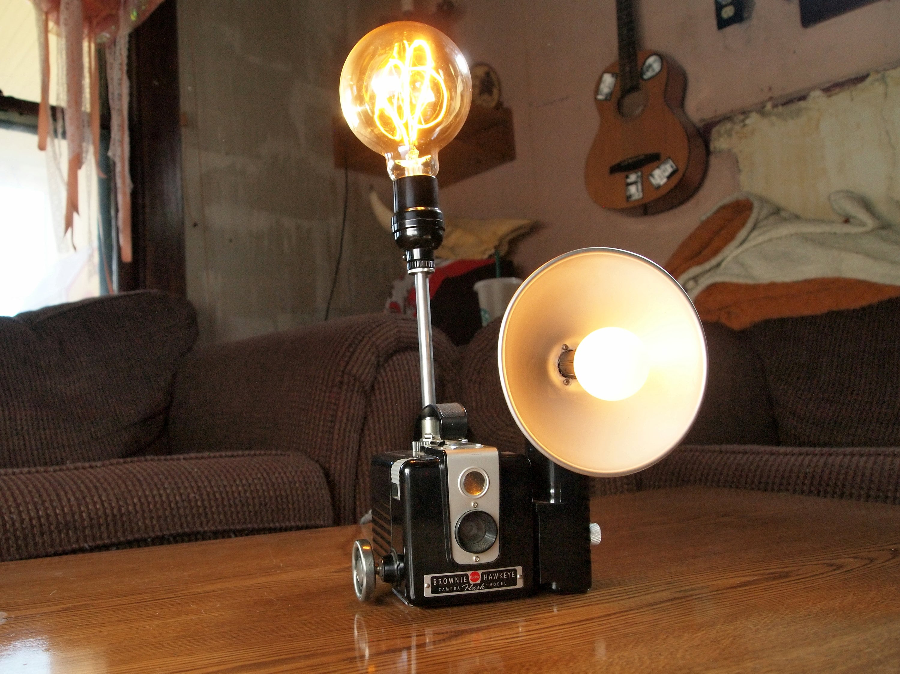 Kodak Brownie Hawkeye Camera Lamp Flash Bulb Accent Light Etsy