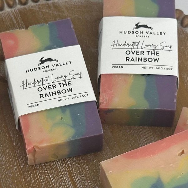 LGBTQ+ Rainbow Soap, Homemade  Soap, Luxury Artisanal Handcrafted, The Perfect Handmade Gift, Fruity Fun Scent