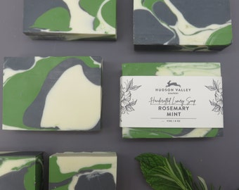 Bold Rosemary Mint Soap, Luxury Artisanal Handcrafted, The Perfect Handmade Gift