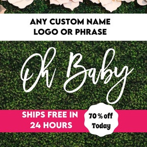 Baby Shower, Oh Baby Sign, Wood Sign, Oh Baby Shower Decorations, oh baby gender reveal  backdrop oh baby shower baby shower oh baby shower