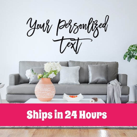 Custom Wood Words Custom Word Signs DIY Project for Home Etsy