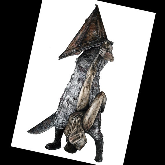 Pyramid head and nurse fanart! : r/silenthill