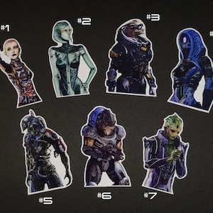 Mass Effect Stickers/Magnets