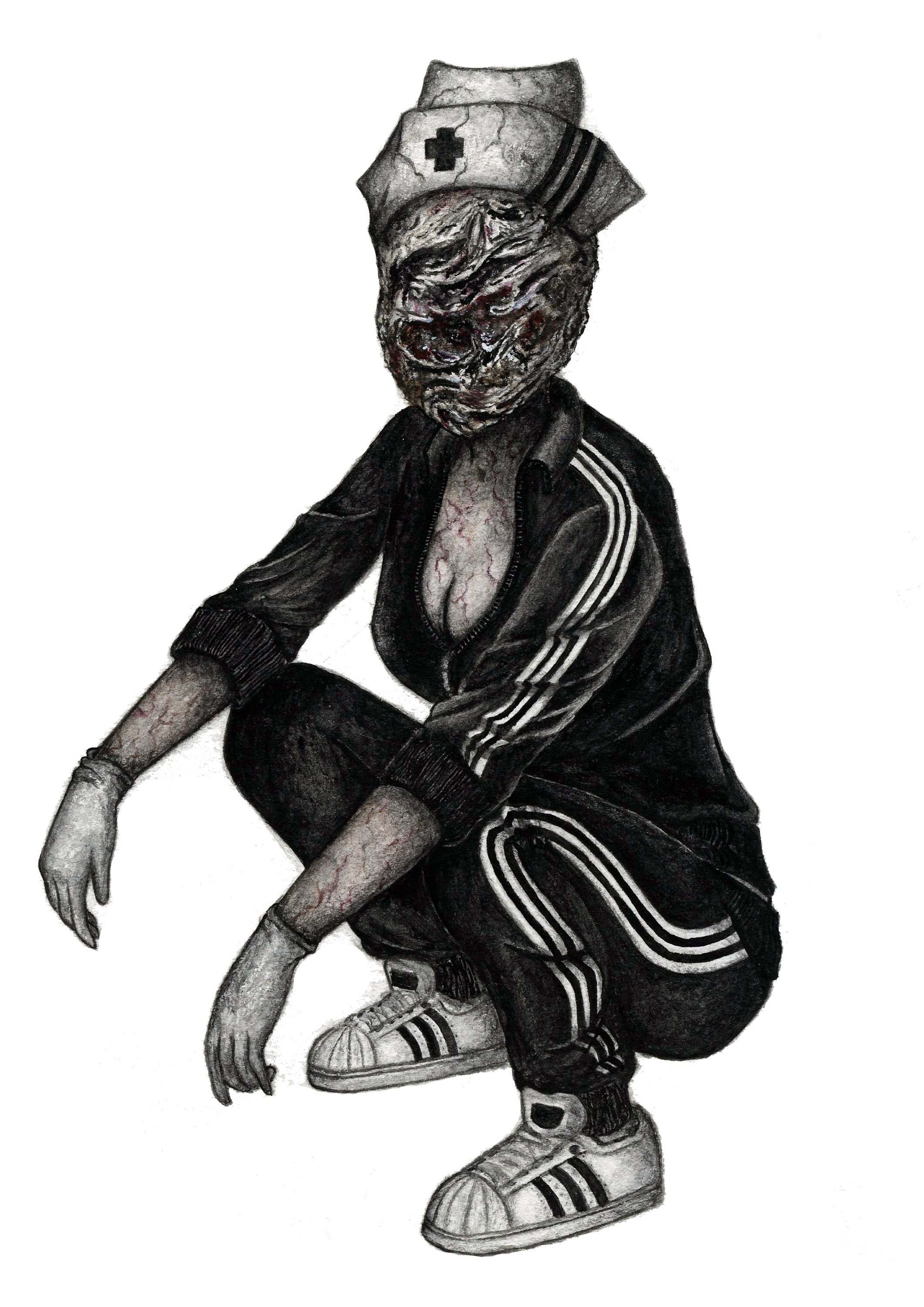 Silent Hill Gopnitsa Nurse Sticker/print - Etsy
