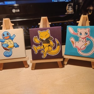 Mini peintures Pokémon sur mesure