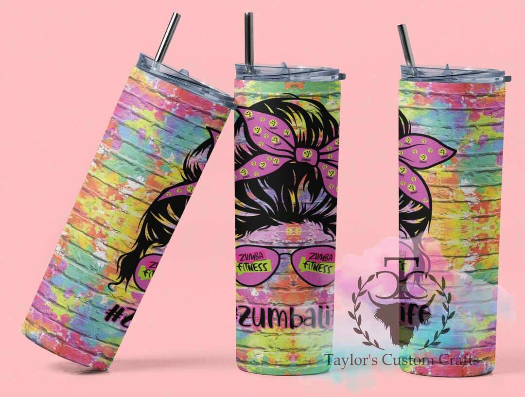Zumba Inspired Sublimation Tumbler Wrap Files Jpg Png and Etsy