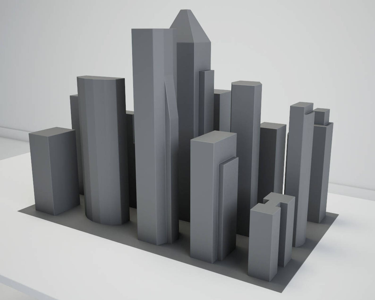 Papercraft New York City 3D Paper Craft Buildings PDF Etsy