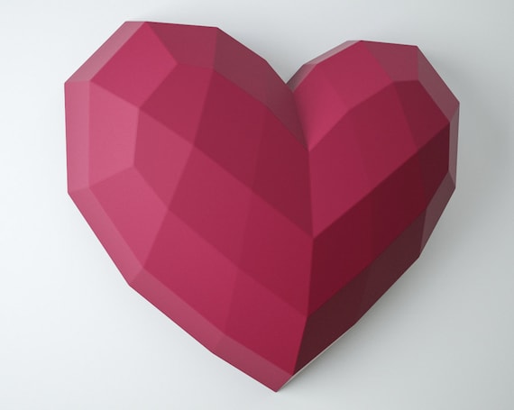 Easy 3D Heart Paper Craft for Kids