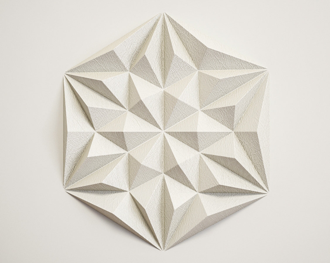 DIY 3D Geometric Paper Sculpture 